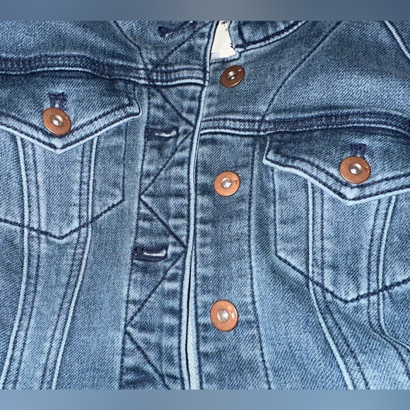 Anthropologie Pilcro and The Letterpress Blue Jean Denim Jacket Size XS - Picture 9 of 9